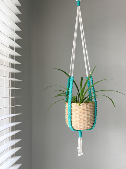 Minimalist Macrame plant hanger | Modern Plant Hanger | Handmade Plant Holder | Hanging Planter | Hanging Plant Holder | Indoor Plant Hanger