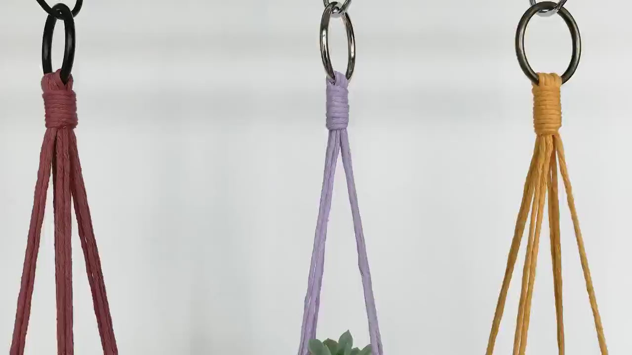 Double Plant Hanger, Triple Plant Hanger, Hanging Planter, Macrame Plant Hanger, Hanging Plant Holder, Plant Hanger